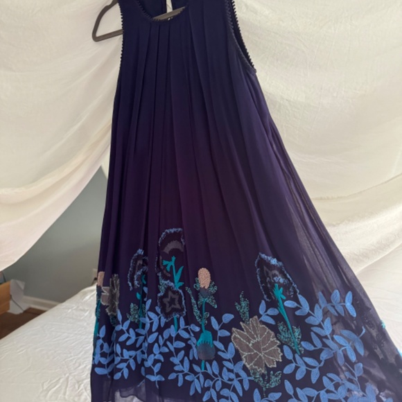 Anthropologie Not So Serious by Pallavi Mohan Woodvine dress size small - Picture 4 of 13